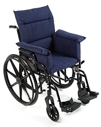 QMZDXH Integriertes Rollstuhlkissen Mit Rückenstütze, Druckreduzierendes Rollstuhlkissen, Waschbar, Rollstuhlbezug Aus Polyester/Baumwolle Rot