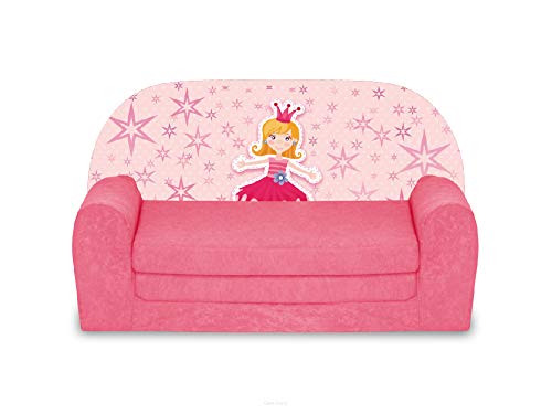 FORTISLINE Kindersofa Mini zum Aufklappen Prinzessin III W386_47