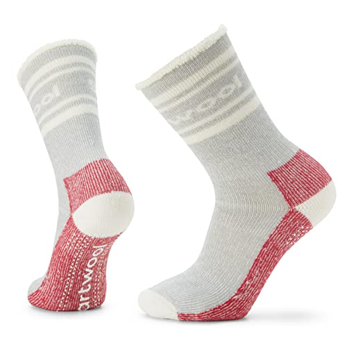 Smartwool Unisex-Adult Everyday Slipper Crew Socks, MEDIUM Gray, XL