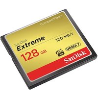 SanDisk Extreme 128 GB CompactFlash Speicherkarte bis zu 120 MB/s