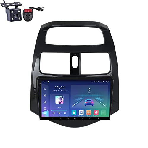 Android 12 Autoradio Stereo für Chevrolet Spark M300 2009-2016 9/9.5'' Touchscreen unterstützt GPS-Navigation Carplay Android Auto BT 5.1 Dolby DTS FM RDS Radio Voice Control (Size : M6Plus 4+64 GB)