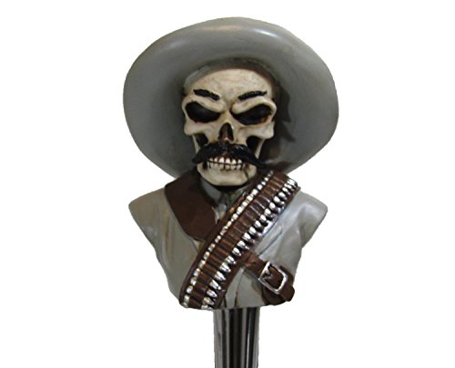 Pancho Villa kegerator Bier Wasserhahn Griff Home Bar Zombie Totenkopf