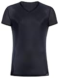 Manstore 2-06192, schwarz, Größe L, V-Shirt M101 für Männer