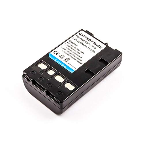 MobiloTec Akku kompatibel mit Panasonic CGR-V14, Li-Ion 2000 mAh, Batterie