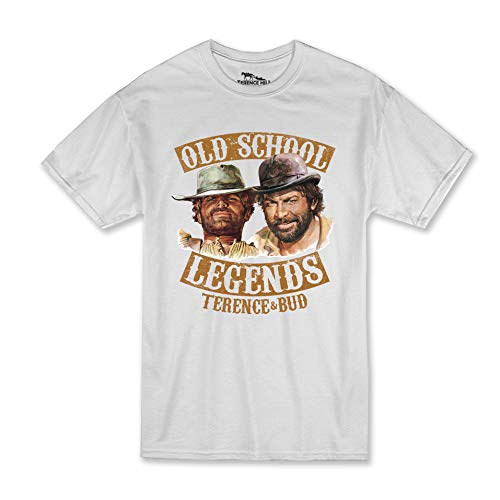 Terence Hill Bud Spencer - Old School Legends - Terence & Bud (Weiss) (4XL)