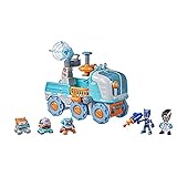 PJ Masks F2120 Bot Builder Vorschulspielzeug, 2-in-1 Romeo Fahrzeug und Roboter Fabrik Spielset mit Lichtern und Geräuschen für Kinder ab 3 Jahren, Mehrfarbig