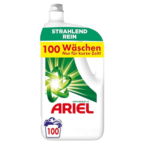 Ariel Flüssigwaschmittel, 100 Waschladungen, Universal+
