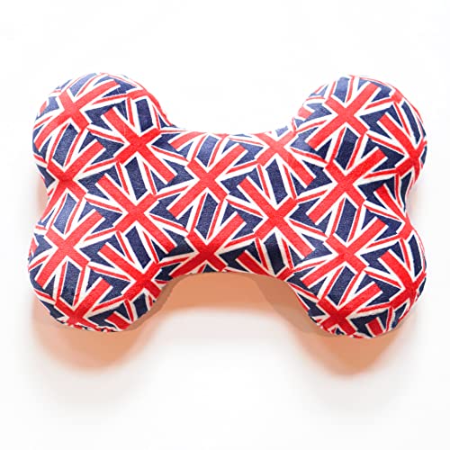 Pet London Hundespielzeug, mit Quietschelement, britische Flagge, in voller Größe