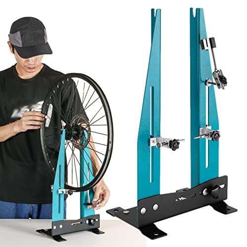 Umifica Laufrad Zentrierständer - Verstellbarer Fahrrad-Radauswuchtständer | Tolles Werkzeug zum Ausrichten von Felgen mit Freispeichenschlüsseln und strapazierfähiger Basis