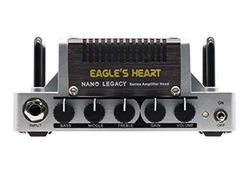 Hotone Gitarrenverstärker Topteil German Rock Sound 5 Watt Class AB Verstärker mit CAB SIM Phones/Line Output Eagle's Heart