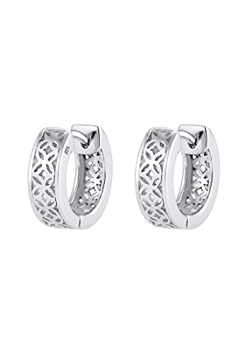 Elli Premium Damen-Ohrhänger Ornament 925 Silber - 0302440117