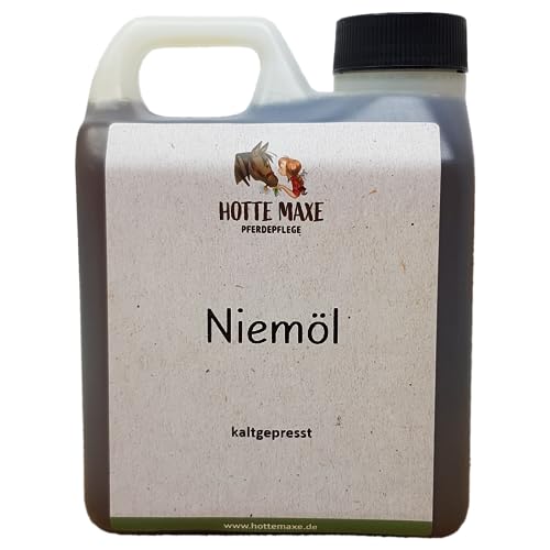 Hotte Maxe Niemöl auch Neemöl oder Nimöl, kaltgepresst, aus den Samen der Steinfrüchte des Niembaumes, 1l