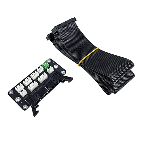 Staright Adapterkarte für Tronxy 3D-Druckerteile mit 82 cm 30-poligem Kabel Kompatibel mit 3D-Druckern der XY-2 Pro / X5SA-Serie