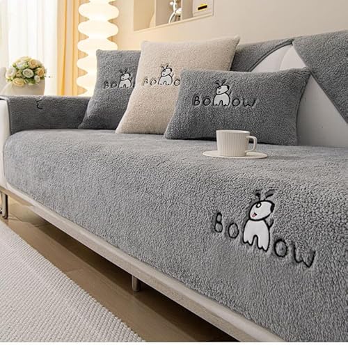 YWQJL Sofabezug 1 2 3 4 Sitzer Sofaschoner rutschfest Couchbezug L Form Waschbarer Dekor Perim Sofa Decken Sofaschutz Katze Hund Decke Doppelseitiger Gesteppter(A,90x240cm)