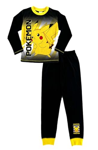 Jungen Pokemon Schlafanzug Gamer Gaming Pjs, Pokemon - Pikachu, 110