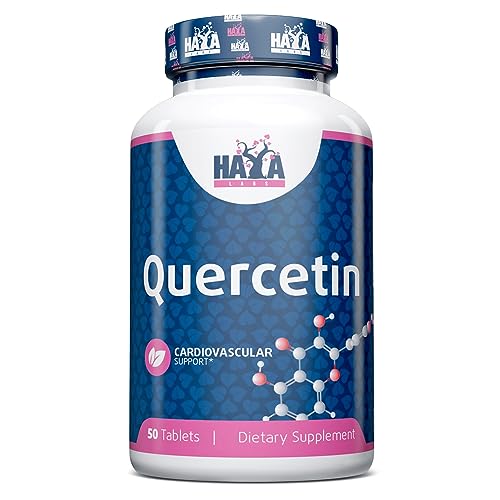 Quercetin 500 mg x 50 Tablets Double Strength Antioxidant Supplement Haya Labs