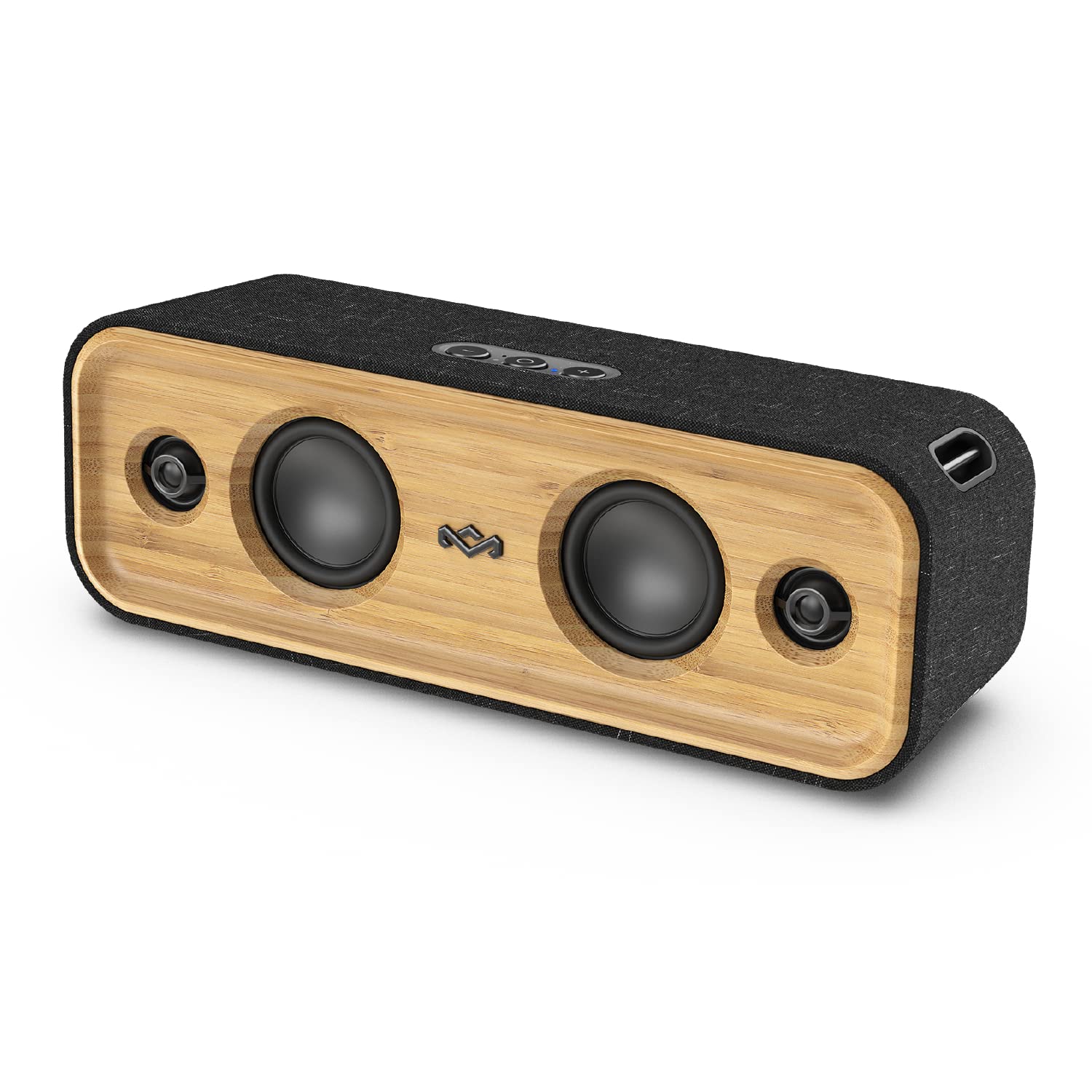 Marley House of Get Together 2 Bluetooth Lautsprecher | Tragbare Bluetooth Box mit 40W Leistung, Bluetooth 5.0, 30m Reichweite & 20h Spielzeit | Bluetooth Speaker aus nachhaltigen Materialien