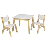 KidKraft 27025 Modern Tisch mit 2 Stühlen, primärfarben