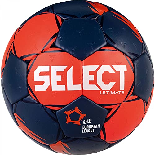 Select Handball Ultimate European League v21 rot blau, Farbe:rot/blau, Größe:2