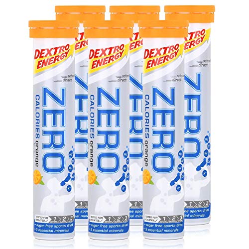 Dextro Energy Zero Calories Brausetabletten Orange flavour 80g (6er Pack)