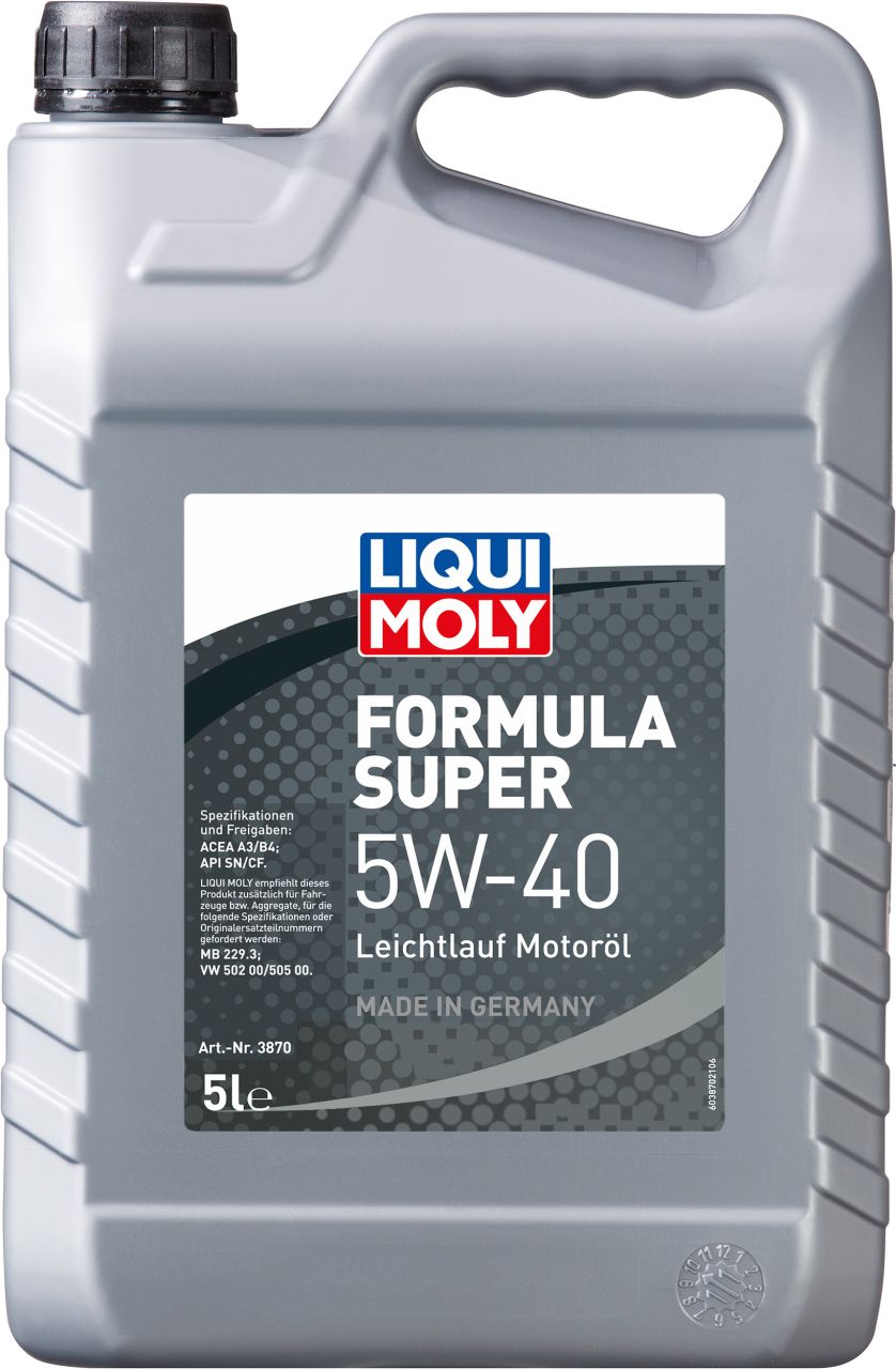Liqui Moly Leichtlauf Motorenöl Formula Super 5W-40LL 5 L