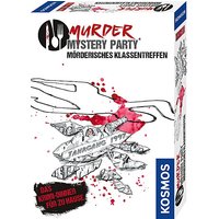 Kosmos 695170 Murder Mystery Party - Mörderisches Klassentreffen - Das Krimi-Dinner für zu Hause, Komplett-Set für 8 Personen ab 16 Jahren, Partyspiel, unterhaltsames Gesellschaftsspiel