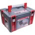 CONNEX Systembox, BxHxT: 44,3 x 24,8 x 31 cm, Kunststoff / Aluminium - grau