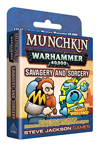 Steve Jackson Games 4483 - Munchkin Warhammer 40k: Savagery & Sorcery