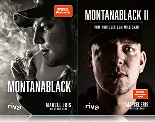 MontanaBlack 1. und 2. Band als gebundene Ausgabe- 1. Band: Vom Junkie zum YouTuber - 2. Band: Vom YouTuber zum Millionär
