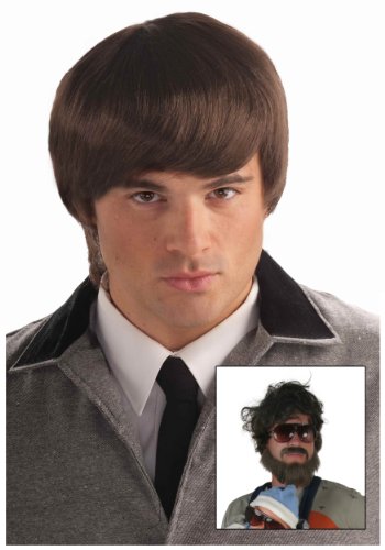 60's Groovy Guy Austin Powers Beatles Sonny Adult Costume Wig