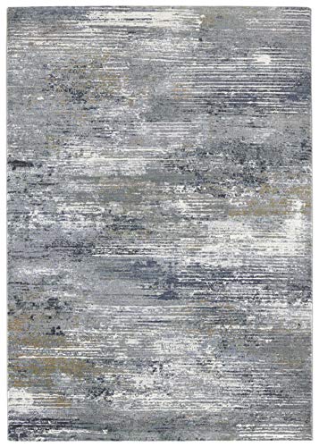 Elle Decor Kurzflor Teppich Trappes Braun Creme, 160x230 cm