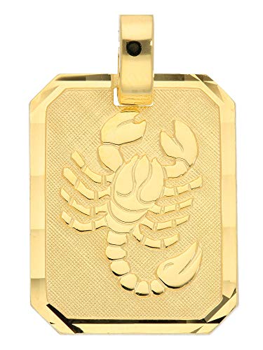 Gold Sternzeichen Anhänger Skorpion 8 k 333 Gelbgold