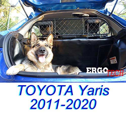 Trennung Net Dog Guard Drahtgeflecht Kopfstütze montiert, passend für Toyota Yaris ab Bj 2011
