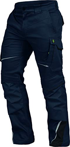 Leib Wächter Flex-Line Workwear Bundhose Arbeitshose mit Spandex (marine/schwarz, 48)