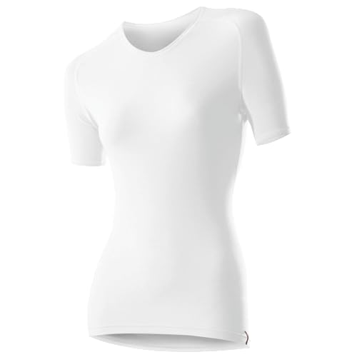 Löffler Damen Unterhemd Shirt Transtex Warm Ka, weiß, 46