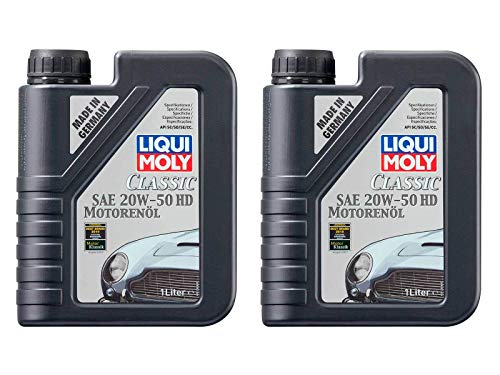 ILODA 2X Original Liqui Moly 1L Classic Motorenöl Motoröl Motoroil Oil SAE 20W-50 HD