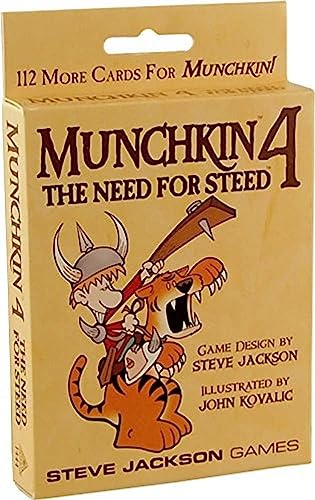 Steve Jackson Games 1444 - Munchkin 4: Need for Steed, englische Ausgabe