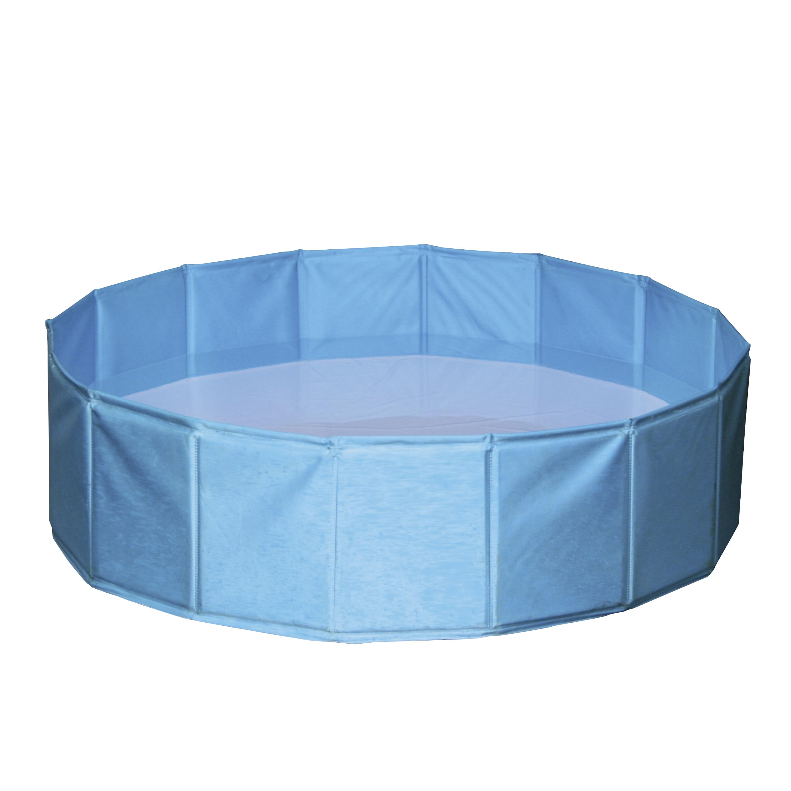 Kerbl Hundepool, Kunststoff Hunde Pool, Wasserablassventil, 80-160cm x 20-30cm