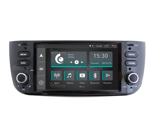 Personalisiertes Autoradio für FIAT Punto Evo Android GPS Bluetooth WiFi USB DAB+ Touchscreen 6.2" 4core Carplay AndroidAuto