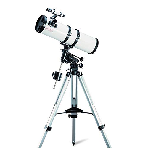 Teleskop Brechungsteleskop Verstellbare tragbare Reiseteleskope für die Astronomie Brennweite 700 mm Limit Star 11,9 Sammelleistung 204X mit Sicht auf die äquatoriale Montierung