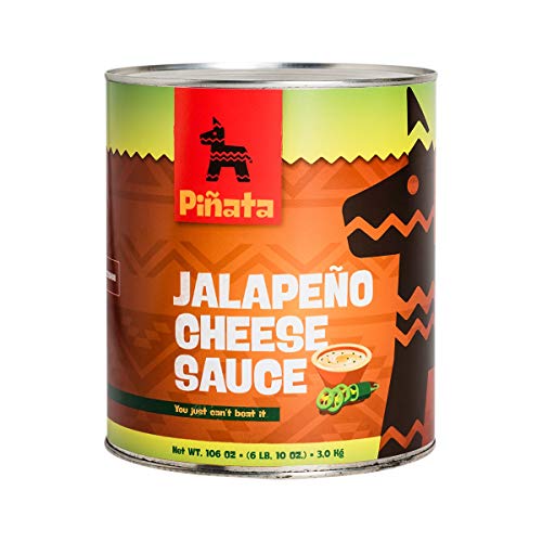 Pinata Jalapenio Cheese Sauce | 3000g | Tex-Mex-Küche | mittelscharf | Kombination aus Cheddar-Käse und Jalapeno-Chilis | für warme und kalte Speisen | Hervorragender Geschmack