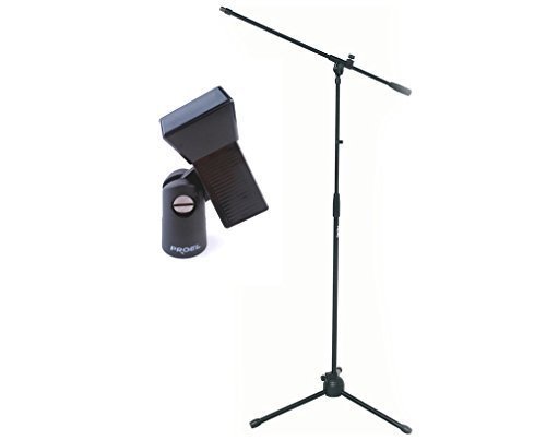 Proel RSM 180 Mikrofonständer mit Galgen APM 30 Zange-Mikrofon