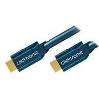 ClickTronic Casual Series - HDMI mit Ethernetkabel - HDMI (M) bis HDMI (M) - 15 m
