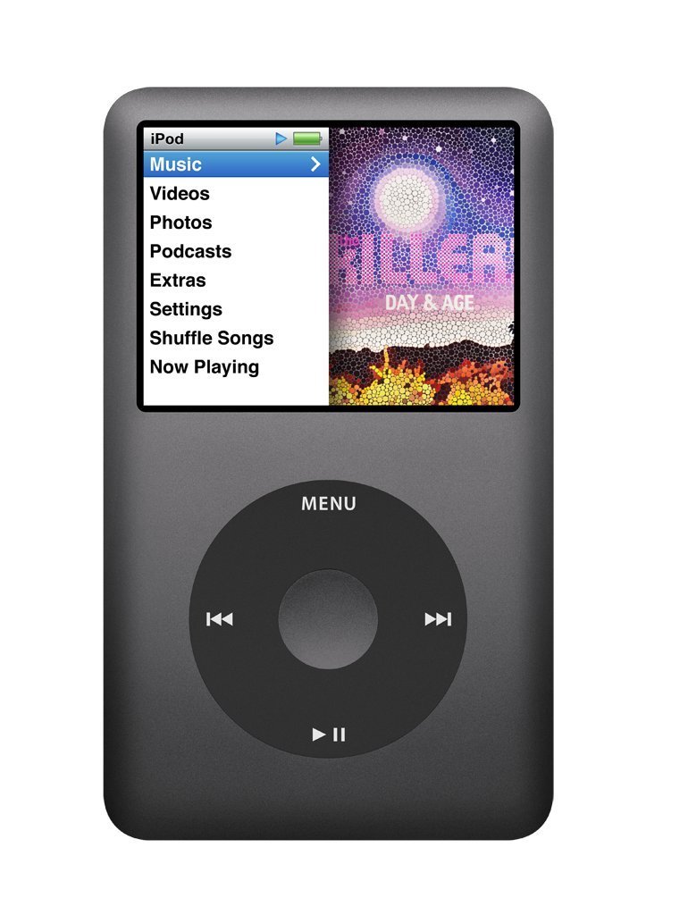 Apple iPod Classic, 7th Gen, 160GB - Schwarz (Generalüberholt)