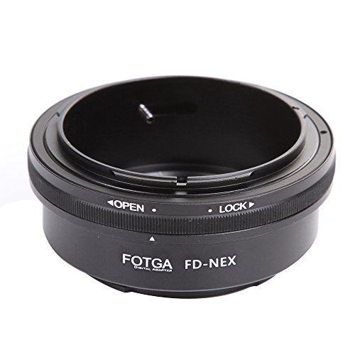 Fotga Adapter Ring for Canon FD FL Lens to Sony E Mount NEX-C3 NEX-5N NEX-7 NEX-VG900 a7 a7S a7R a7II a7SII a7RII A7III A7RIII A7SIII A9 a6500 a6300 a6000 a5100 a5000 a3500