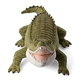 WWF Plüsch WWF00925, WWF Krokodil (90cm), realistisch, Super weiches, lebensecht gestaltetes Plüschtier zum Knuddeln und Liebhaben, Handwäsche möglich, Mehrfarbig