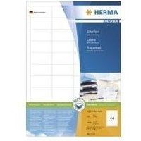 HERMA SuperPrint - Etiketten - weiß - 25,4 x 48,3 mm - 4400 Stck. (100 Bogen x 44) (4272)