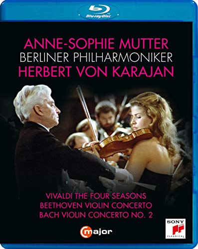Anne-Sophie Mutter, Berliner Philharmoniker, Herbert von Karajan [Anne-Sophie Mutter; Berliner Philharmoniker; Herbert von Karajan] [C Major Entertainment: 755304] [Blu-ray]