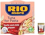 6x Rio Mare Per Pasta Aglio e peperoncino Thunfisch in Olivenöl mit Knoblauch und Chili 160g + Italian Gourmet polpa 400g