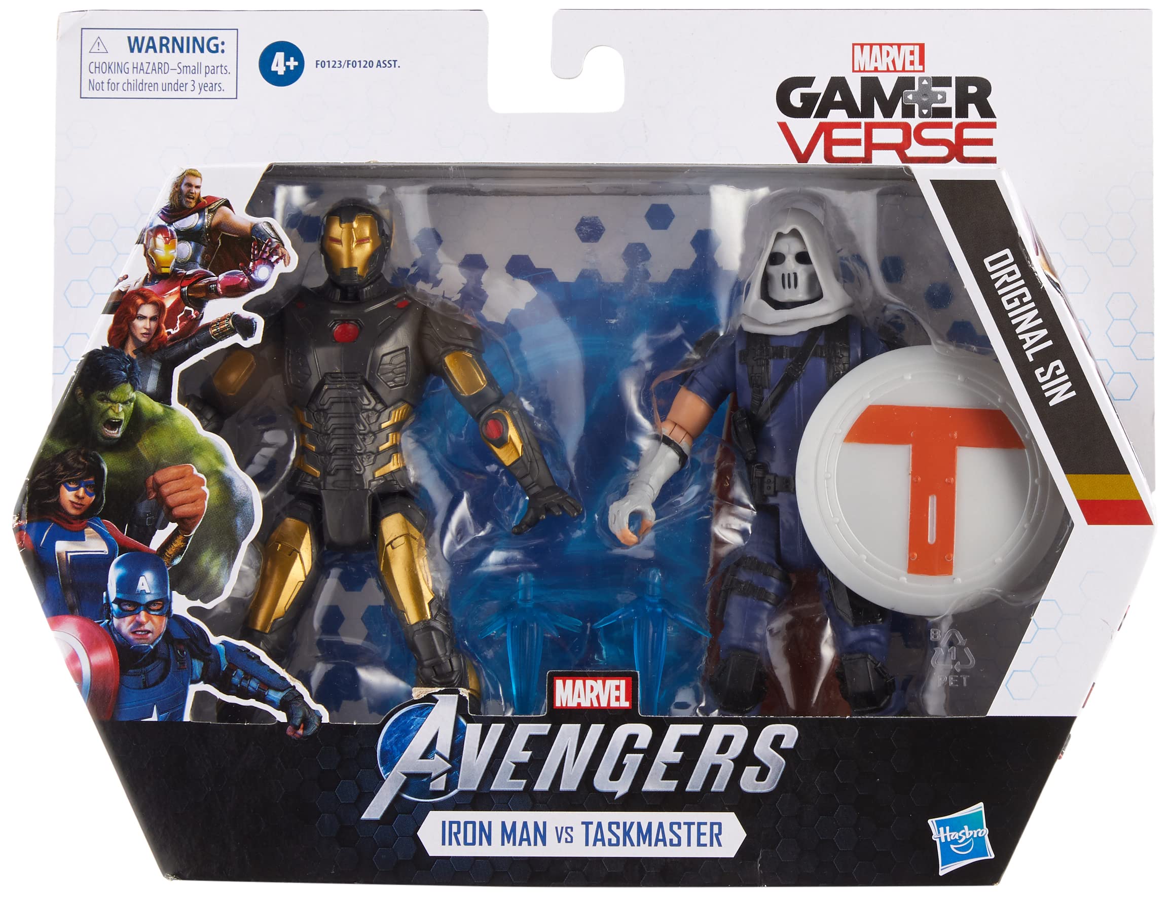 Hasbro Marvel Gamerverse 15 cm große Iron Man vs. Taskmaster Action-Figuren, ab 4 Jahren